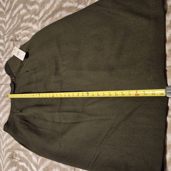 KAREN SCOTT - Vintage Olive Green Women's Skirt - Picture 5 of 12